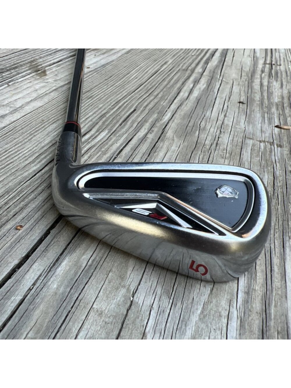 Very Nice Taylormade R9 5 Iron TT Dynamic Gold Tour Stiff Steel Tacky Mac Grip